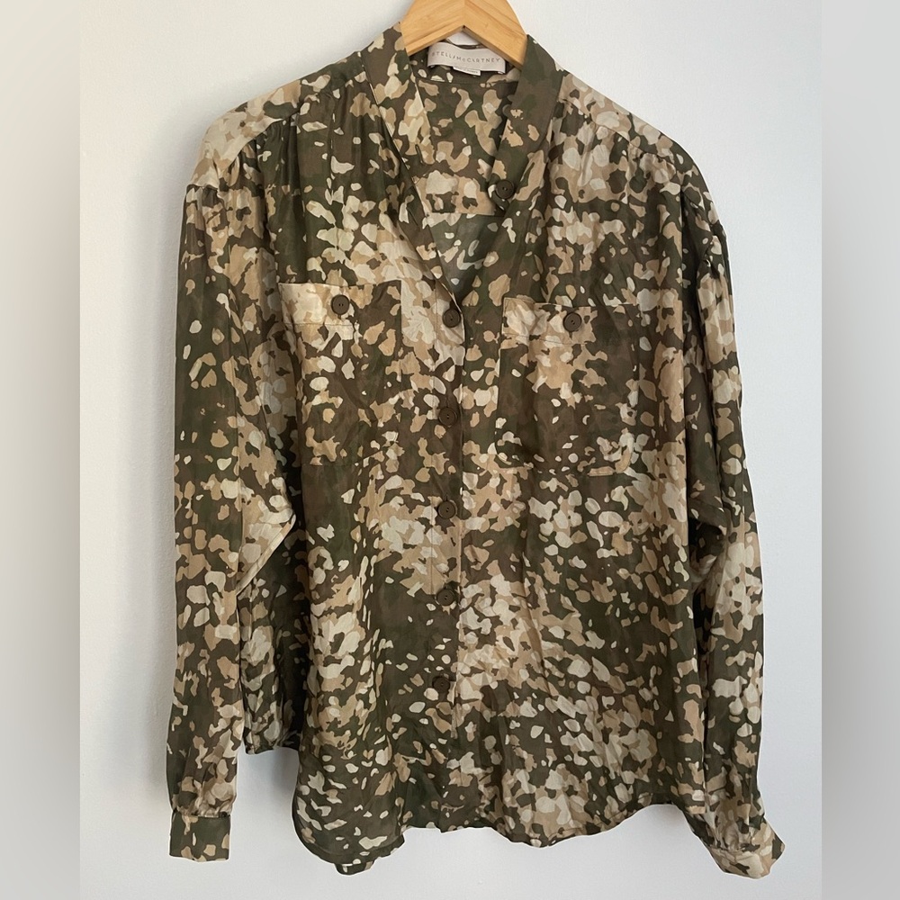 Stella McCartney silk blouse XL